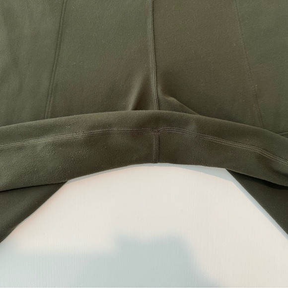 Lululemon align jogger, 28 inch, sz 10, dark olive, god used condition. - Picture 7 of 9